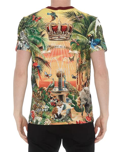 dolce gabbana t shirt tropico italiano